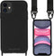 iMoshion Hoesje Geschikt voor iPhone 11 Hoesje Met Koord - iMoshion Color Backcover met koord - Nylon Strap - Zwart