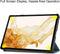 3-Vouw sleepcover hoes - Geschikt voor Samsung Galaxy Tab S7 Plus / Tab S8 Plus - Groen