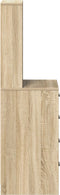 vidaXL - Highboard - Sonoma - Eik - 40x41x135 - cm - Geperst - Hout