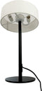 Dyberg Larsen Calix - Tafellamp - Stoffen kap - Nature/Black