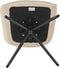 Juskys Clyde - Draaistoel - Hoog zitcomfort - Beige