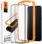Spigen iPhone 15 Plus - AlignMaster Full Cover Glass - 9H gehard glas - zwart (2 stuks)