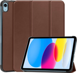 iMoshion Tablet Hoes Geschikt voor iPad 10 (2022) 10.9 inch - iMoshion Trifold Bookcase - Bruin