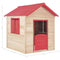 vidaXL Kinderspeelhuis vurenhout rood