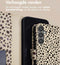 iMoshion Hoesje Geschikt voor Samsung Galaxy S23 FE Hoesje Met Pasjeshouder - iMoshion Design Bookcase smartphone - Meerkleurig / Black And White Dots