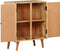 vidaXL - Dressoir - 60x35x75 - cm - massief - acaciahout