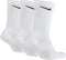 Nike Cushion Everyday - Sportsokken - Halflang - Wit (3 paar)