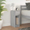 vidaXL - Nachtkastje - met - lade - 20x36x60 - cm - grijs - sonoma - eikenkleurig