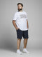 JACK&JONES PLUS JPSTBOWIE JJSHORTS SOLID SA SN PLS - Chino shorts - Relaxte stijl met stretch - Maat 46