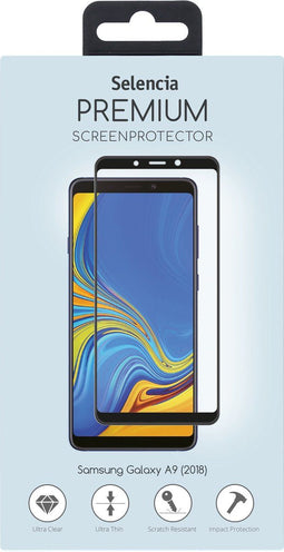 Selencia Screenprotector Geschikt voor Samsung Galaxy A9 (2018) Tempered Glass - Selencia Gehard Glas Premium Screenprotector