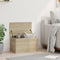 vidaXL - Opbergbox - 60x35x35 - cm - bewerkt - hout - sonoma - eikenkleurig