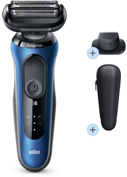 Braun Series 6 - Elektrisch scheerapparaat - SensoFlex scheerkop en baardtrimmeropzetstuk - 100% waterbestendig