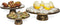 Dutchdeluxes - Keramiek - Taartplateau - Platinum Goud - Serveren van hapjes - Groot - 32 cm diameter