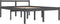 vidaXL - Seniorenbed - massief - grenenhout - grijs - 135x190 - cm