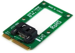 Startech.com MSAT2SAT3 - mSATA naar SATA HDD/SSD Adapter - 240 V - Rood/Groen