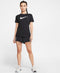 Nike Dri-FIT Crew - Sportshirt Dames - Korte mouwen - Zwart - Maat XS