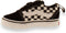 Vans TD Ward Slip-On - Lage sneakers - Elastische vetersluiting - (CHECKERED) BLACK/TRUE WH - Maat 22