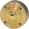 Grothe Beldrukker - Opbouw - IP44 - Geborsteld Messing - Rond