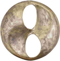 PTMD Wandpaneel Deuie - 70x10x70 cm - Aluminium - Messing