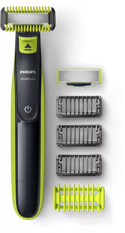 Philips OneBlade QP2620/20 - Hybride Styler - Trimmen scheren stylen - Limoengroen houtskoolgrijs