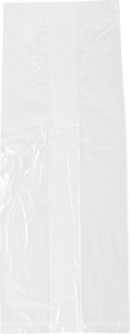 Zak - Zijvouwzak - LDPE - 10/ 4x27cm - 20my - transparant - 1000 stuks