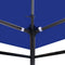 vidaXL - Prieeldak - 310 - g/m² - 4x3 - m - blauw