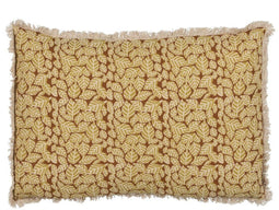 Kussen Katoen Bruin Beige 60 x 40 cm