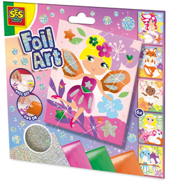 SES - 14301 - Foil Art Sprookjeswereld - Knutselset