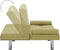 vidaXL - Slaapbank - met - twee - kussens - polyester - groen