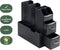 BRASQ Koffie Thee Organizer - 9 Vakken & 2 Lades - Zwart
