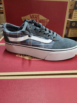 Vans Ward Platform - Lage sneakers - Suède - Dark Slate