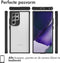 iMoshion Hoesje Geschikt voor Samsung Galaxy S22 Ultra Hoesje - iMoshion Rugged Hybrid Case - Zwart / Transparant