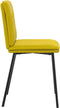 vidaXL - Eetkamerstoelen - 2 - st - fluweel - geel