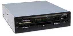 Inter-Tech CI-02 - Geheugenkaartlezer - USB 2.0 - Zwart