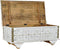 DKD Home Decor - Bijzettafel MB-182010 - Metaal Gouden Mangohout 115 x 60 x 45 cm