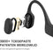 Shokz OpenRun Mini - Draadloze sporthoofdtelefoon - Bone Conduction - USB-C (Zwart)