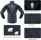 Heren Fietsjack Waterdicht Winddicht Fietsshirt Warme Thermische MTB Jas Windjack - maat XXL