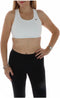 Nike Dri-FIT Swoosh - Sportbeha Dames - Nonpded - Wit - M