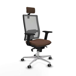 Bureaustoel Piqueras y Crespo 2D086G2 Donkerbruin