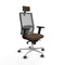 Bureaustoel Piqueras y Crespo 2D086G2 Donkerbruin