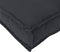 vidaXL - Ligbedkussens - voor - Bank - 2 - stuks - Zwart - 200x40x8 - cm - Oxford - Stof