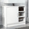 vidaXL - Wastafelkast - 63x29x55 - cm - bewerkt - hout - wit