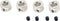 Stelring Geschikt voor as: 6 mm Buitendiameter: 10 mm Dikte: 5 mm Modelcraft 10 stuk(s)