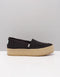 TOMS Valencia - Dames Espadrilles - Zachte stof met elastiek - Zwart - Maat 37