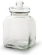 Glazen voorraadpot 'Giel' h20,5 d16 cm - Transparant/Helder/Doorzichtig glas - Decoratie