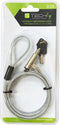 Techly IQ-LOK-15-K - Kabelslot - Sleutel - Zilver
