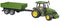 Bruder 2108 John Deere 5115 M - Tractor 1:16 - Kieptrailer - Groen Zwart Geel