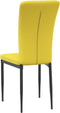 vidaXL - Eetkamerstoelen - 2 - st - fluweel - mosterdgeel