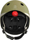 Scoot & Ride Helmet – Kinderhelm – XS 45-51 cm – LED achterlicht – magnetische sluiting – verstelbaar – Olijf