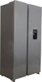 Exquisit SBS146-WS-040ES - Amerikaanse koelkast - Waterdispenser - No Frost - 439 liter - Zilver